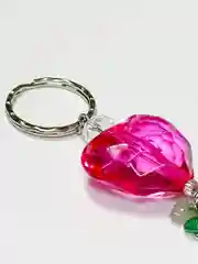 Фуксия брелок для ключей, брелок-подвеска, с натуральным камнем