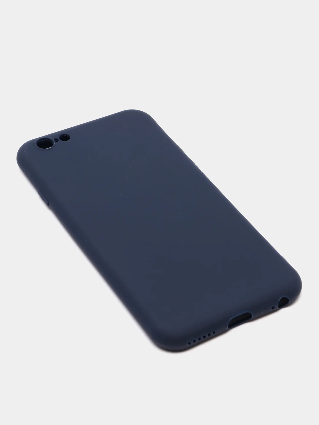 Темно-синий чехол Silicone Case для iPhone 12, 11, XR, 7, 8, SE, XS, X, 8+, 7+, 6s, 6, Pro, Max