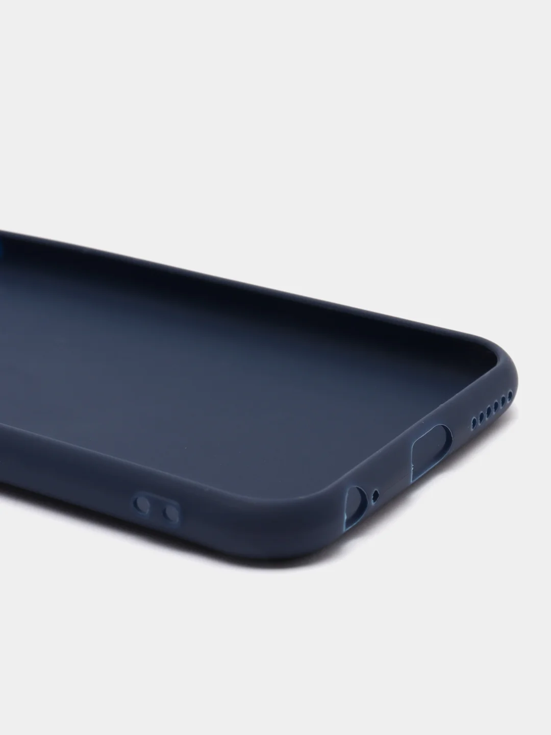 Темно-синий чехол Silicone Case для iPhone 12, 11, XR, 7, 8, SE, XS, X, 8+, 7+, 6s, 6, Pro, Max