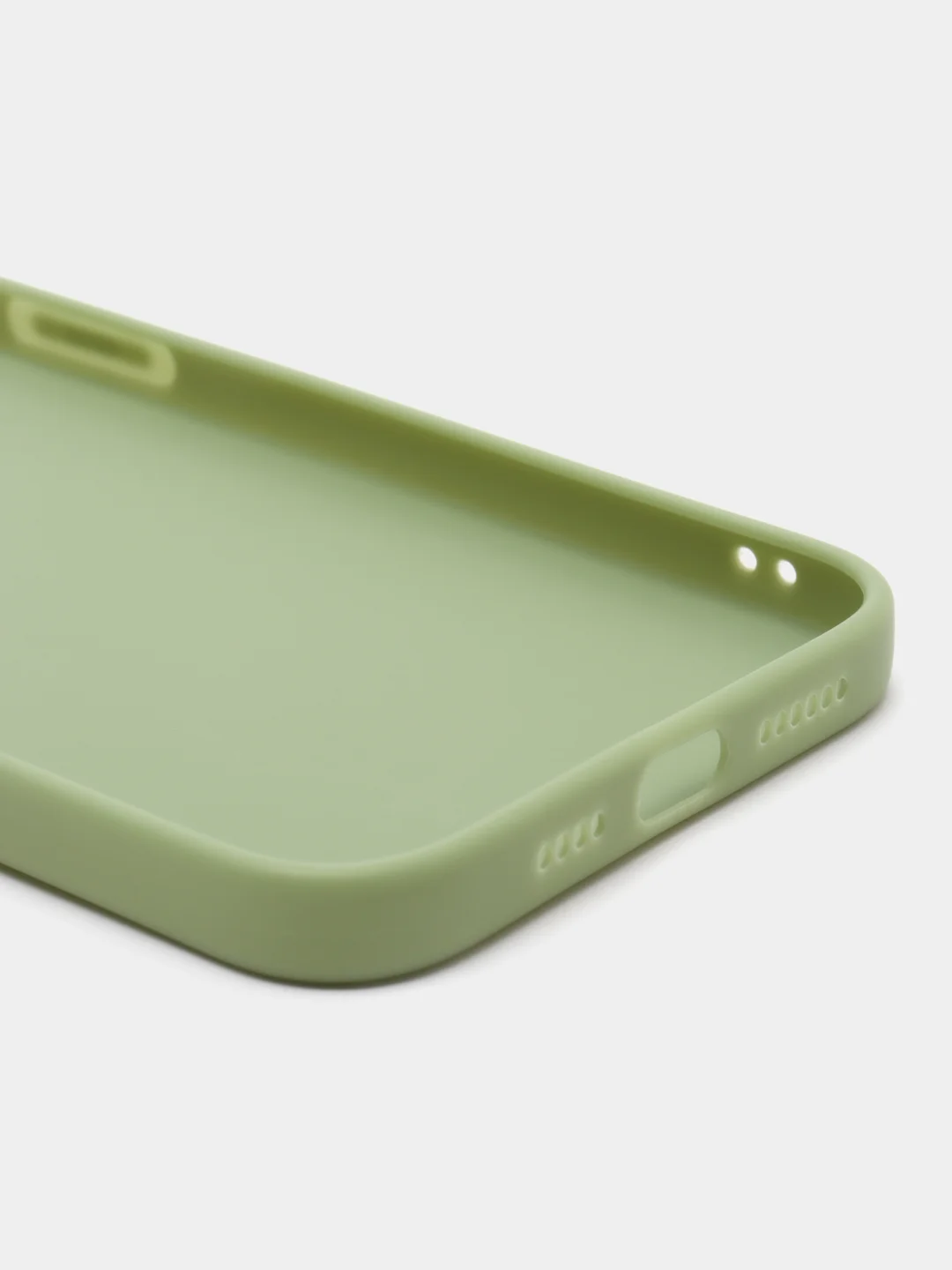 Оливковый чехол Silicone Case для iPhone 12, 11, XR, 7, 8, SE, XS, X, 8+, 7+, 6s, 6, Pro, Max