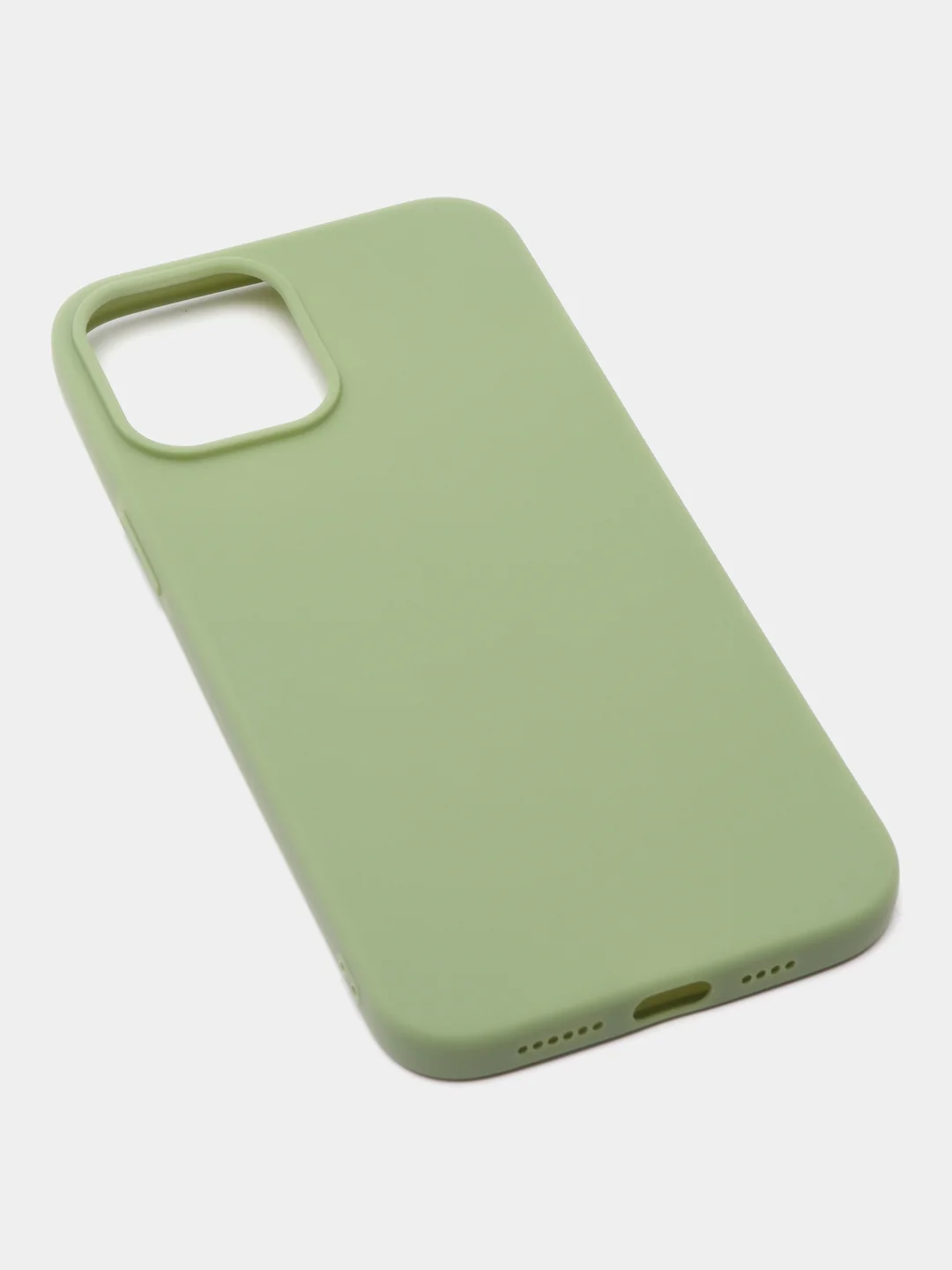 Оливковый чехол Silicone Case для iPhone 12, 11, XR, 7, 8, SE, XS, X, 8+, 7+, 6s, 6, Pro, Max