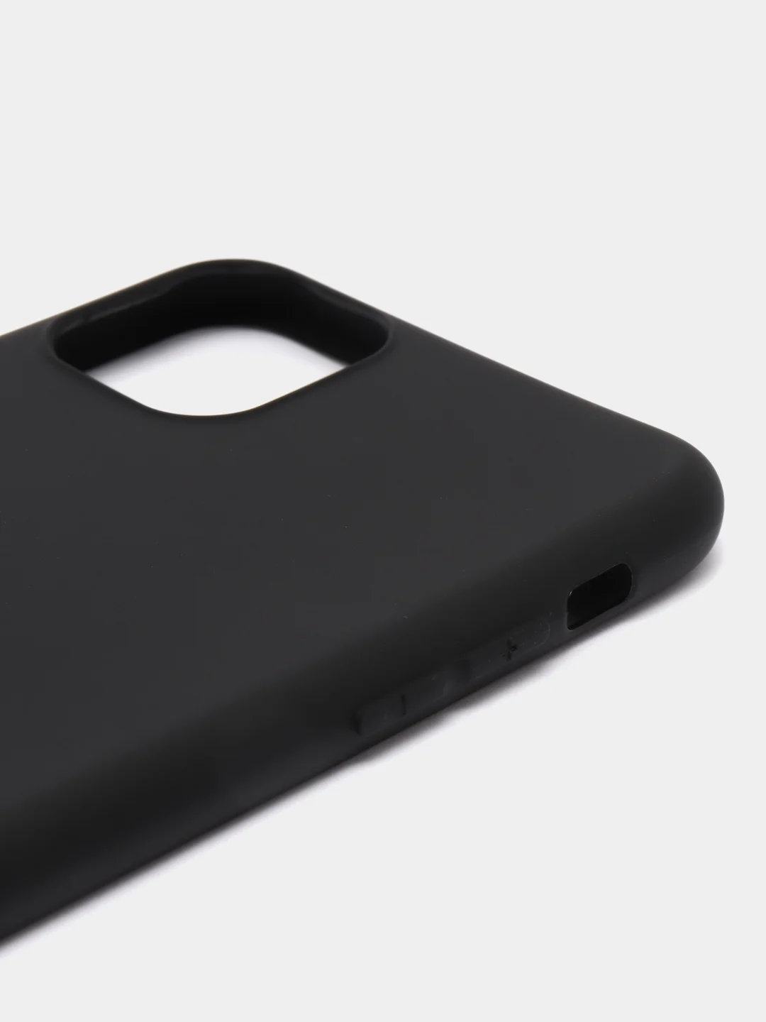 Черный чехол Silicone Case для iPhone 12, 11, XR, 7, 8, SE, XS, X, 8+, 7+, 6s, 6, Pro, Max