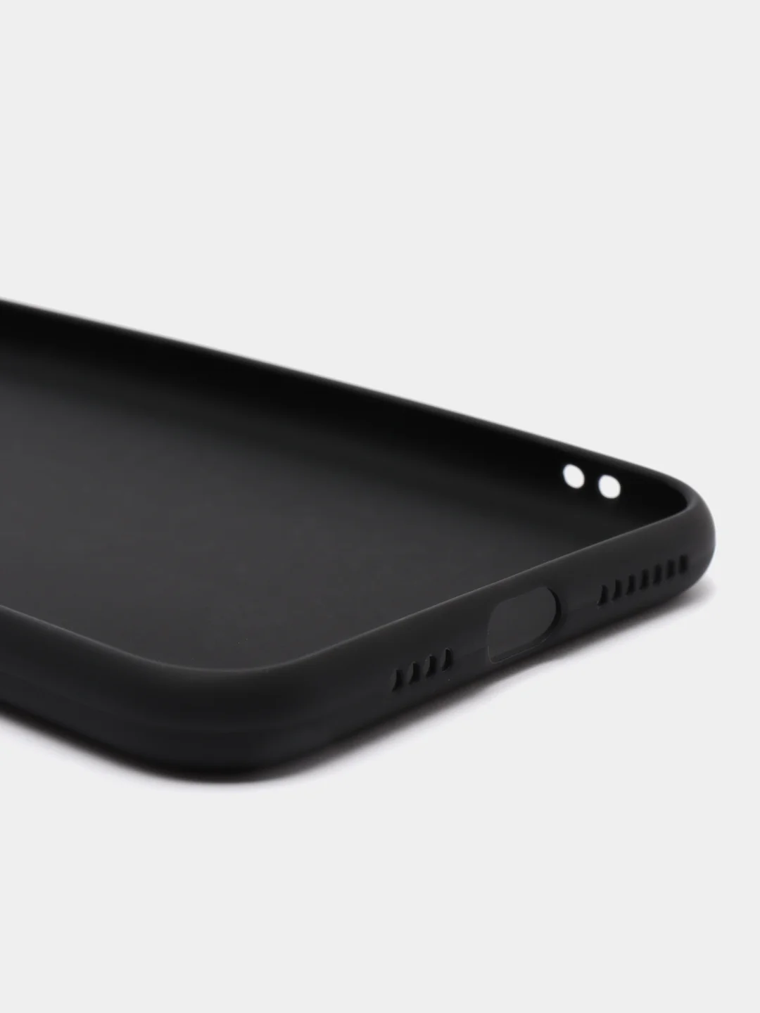 Черный чехол Silicone Case для iPhone 12, 11, XR, 7, 8, SE, XS, X, 8+, 7+, 6s, 6, Pro, Max