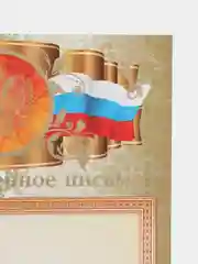 Золотой благодарность, благодарственное письмо, герб РТ, герб РФ, размер 21*29,7 см