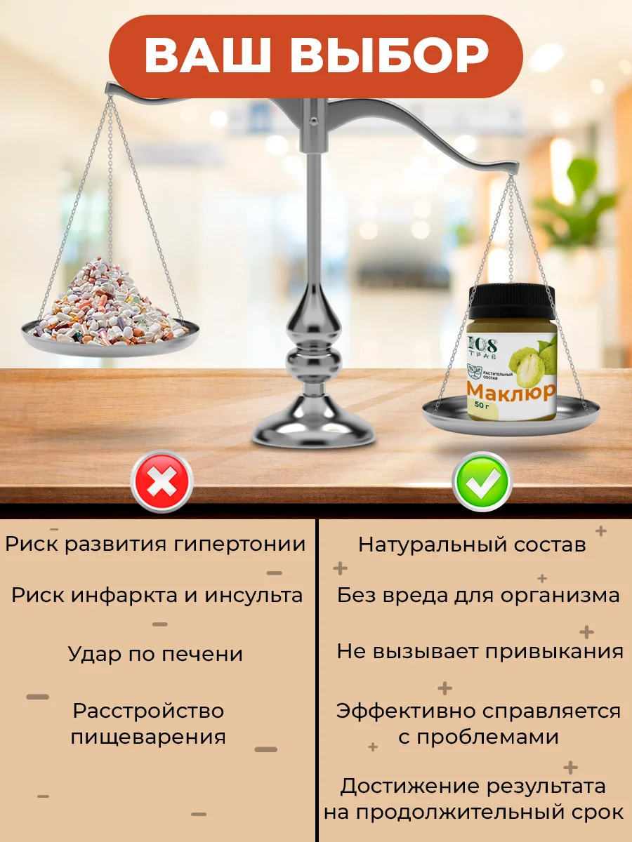 Маклюра крем для суставов, обезболивающая мазь, от артрита, артроза, ишиаса / 108 трав, 50 г