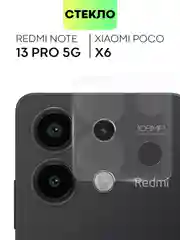 Прозрачный стекло на камеру для Xiaomi Redmi Note 13 Pro 5G/ Poco X6,Redmi K70E/ Poco X6 Pro защитное