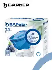 Фильтр-кувшин для очистки воды "БАРЬЕР Нова", 2,5 л , цвет синий