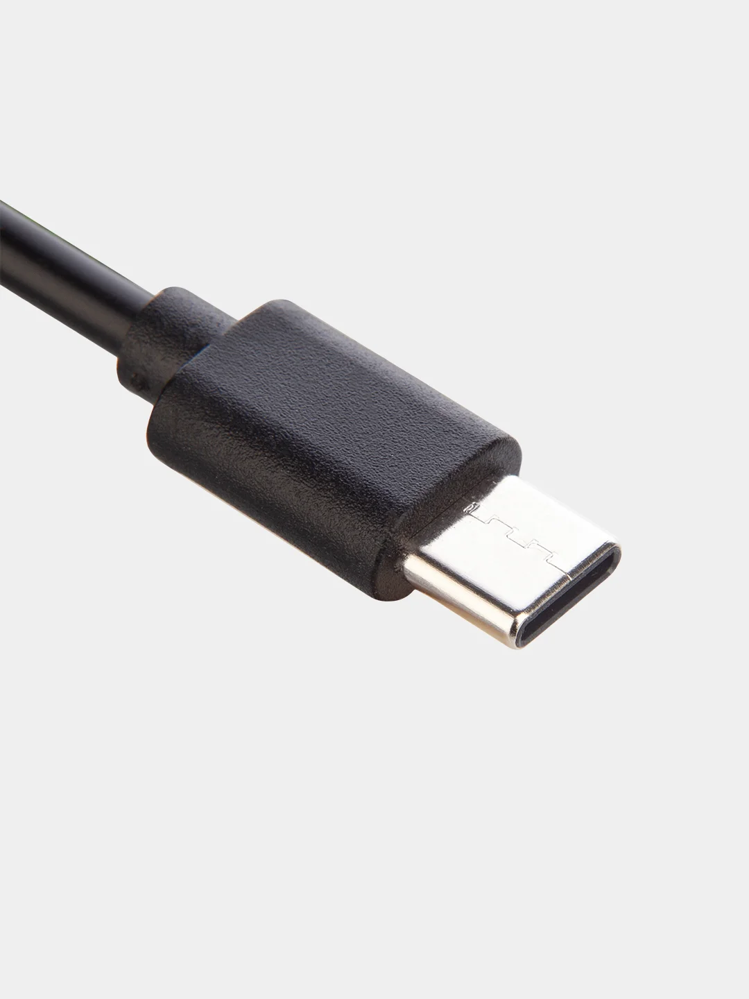 Черный кабель-переходник OTG USB 2.0 Type-A to USB Type-C для смартфонов/планшетов ROSCO 11,5 см