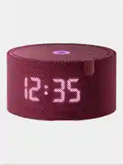 Красный яндекс.станция Мини Плюс YNDX-00020 с часами (Умная колонка с голосовым помощником)