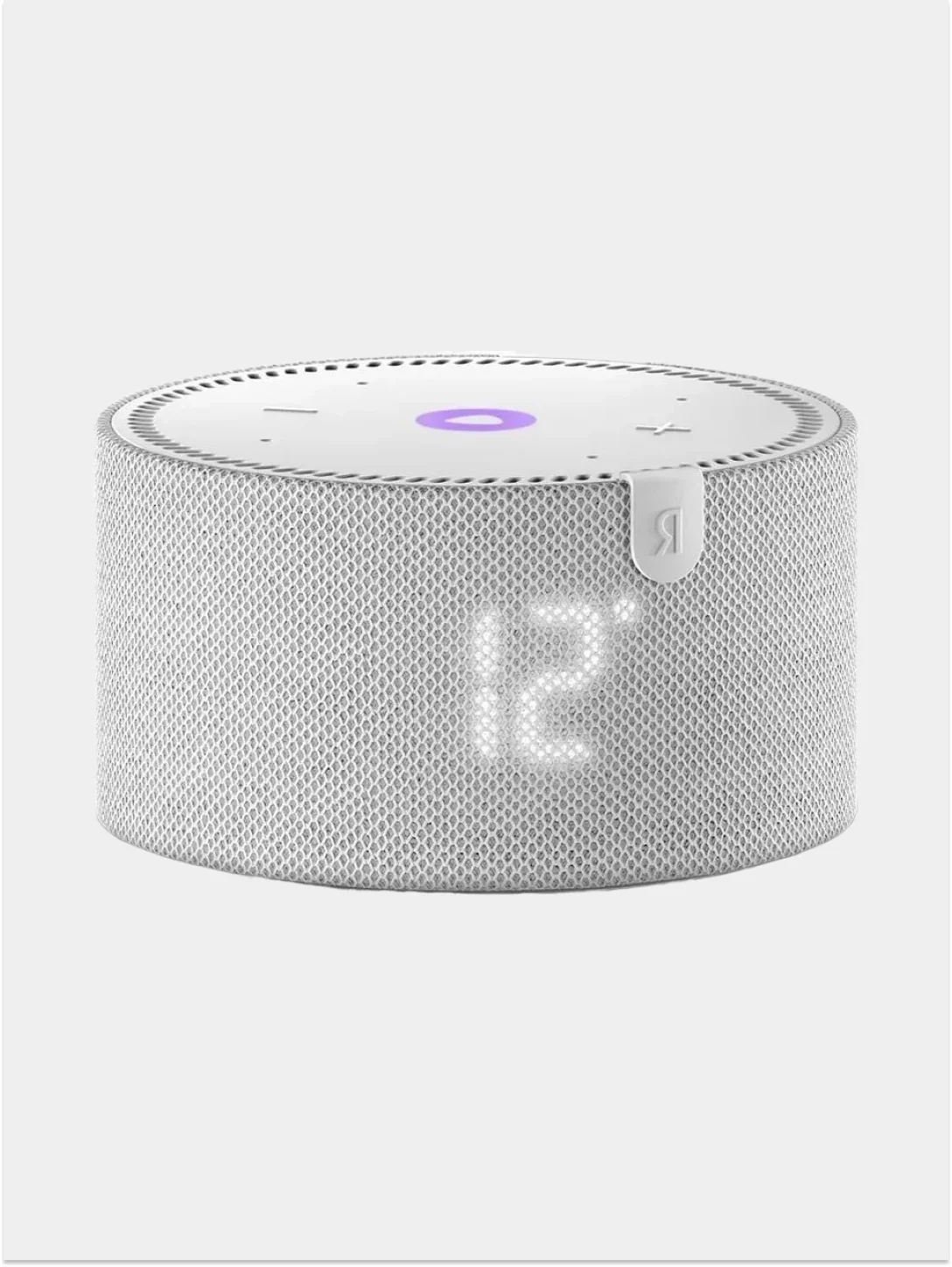 Серый яндекс.станция Мини Плюс YNDX-00020 с часами (Умная колонка с голосовым помощником)