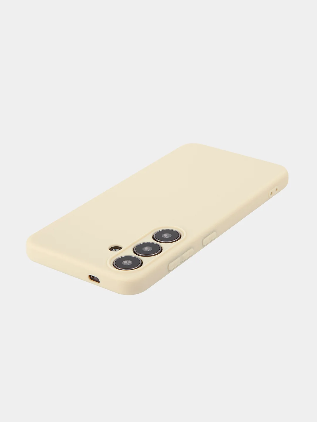 Светло-оранжевый чехол для Samsung Galaxy S24 Ultra S24 Plus S24 A55 A35 5G силиконовый ROSCO, защита камер