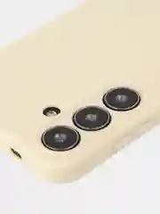 Светло-оранжевый чехол для Samsung Galaxy S24 Ultra S24 Plus S24 A55 A35 5G силиконовый ROSCO, защита камер
