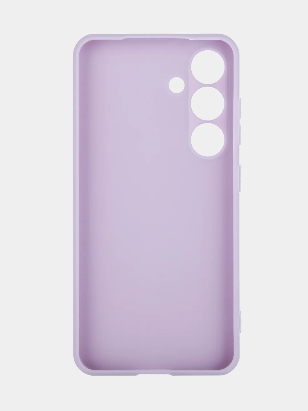 Сиреневый чехол для Samsung Galaxy S24 Ultra S24 Plus S24 A55 A35 5G силиконовый ROSCO, защита камер