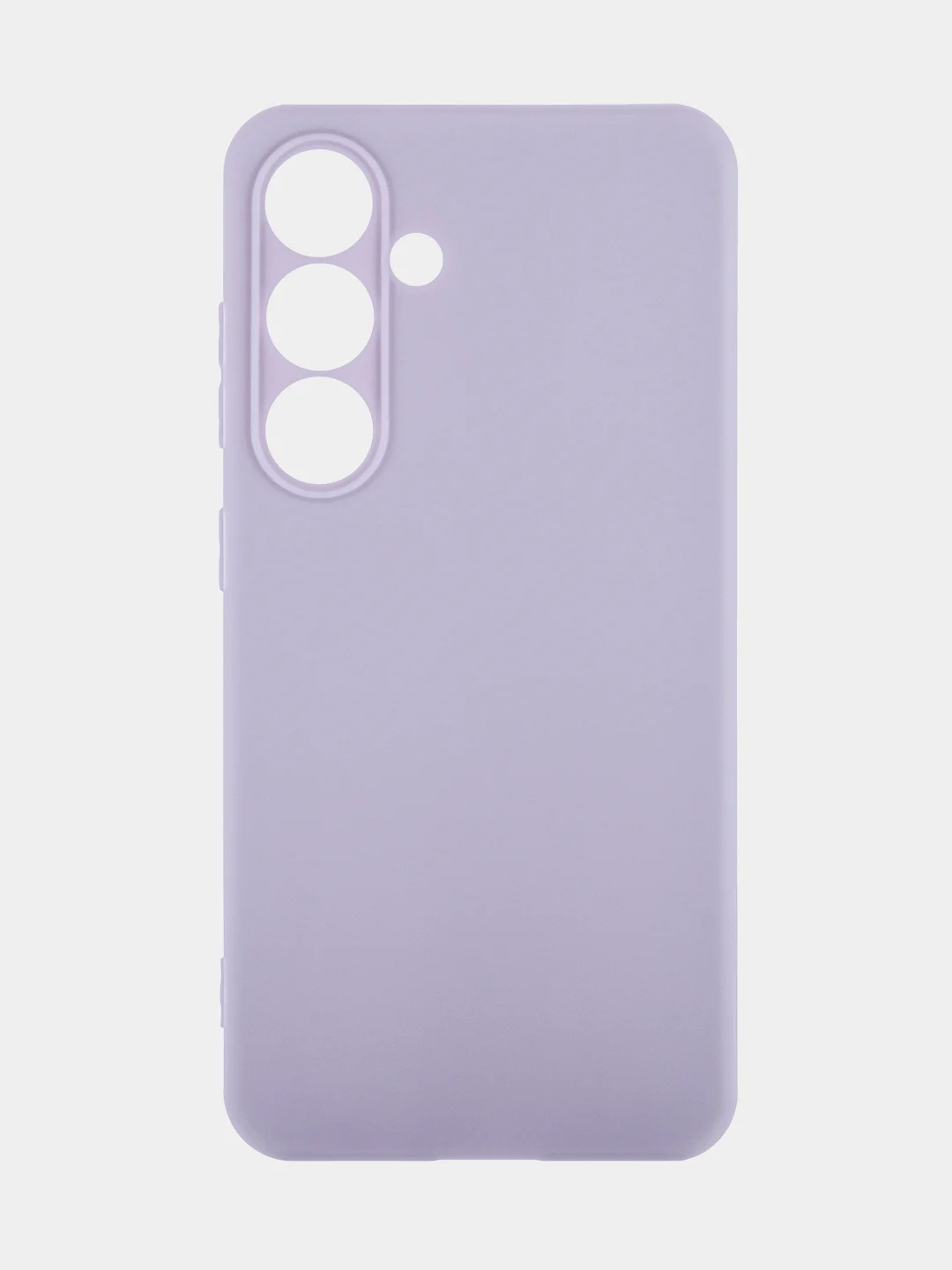 Сиреневый чехол для Samsung Galaxy S24 Ultra S24 Plus S24 A55 A35 5G силиконовый ROSCO, защита камер