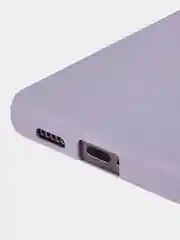 Сиреневый чехол для Samsung Galaxy S24 Ultra S24 Plus S24 A55 A35 5G силиконовый ROSCO, защита камер
