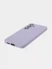 Сиреневый чехол для Samsung Galaxy S24 Ultra S24 Plus S24 A55 A35 5G силиконовый ROSCO, защита камер
