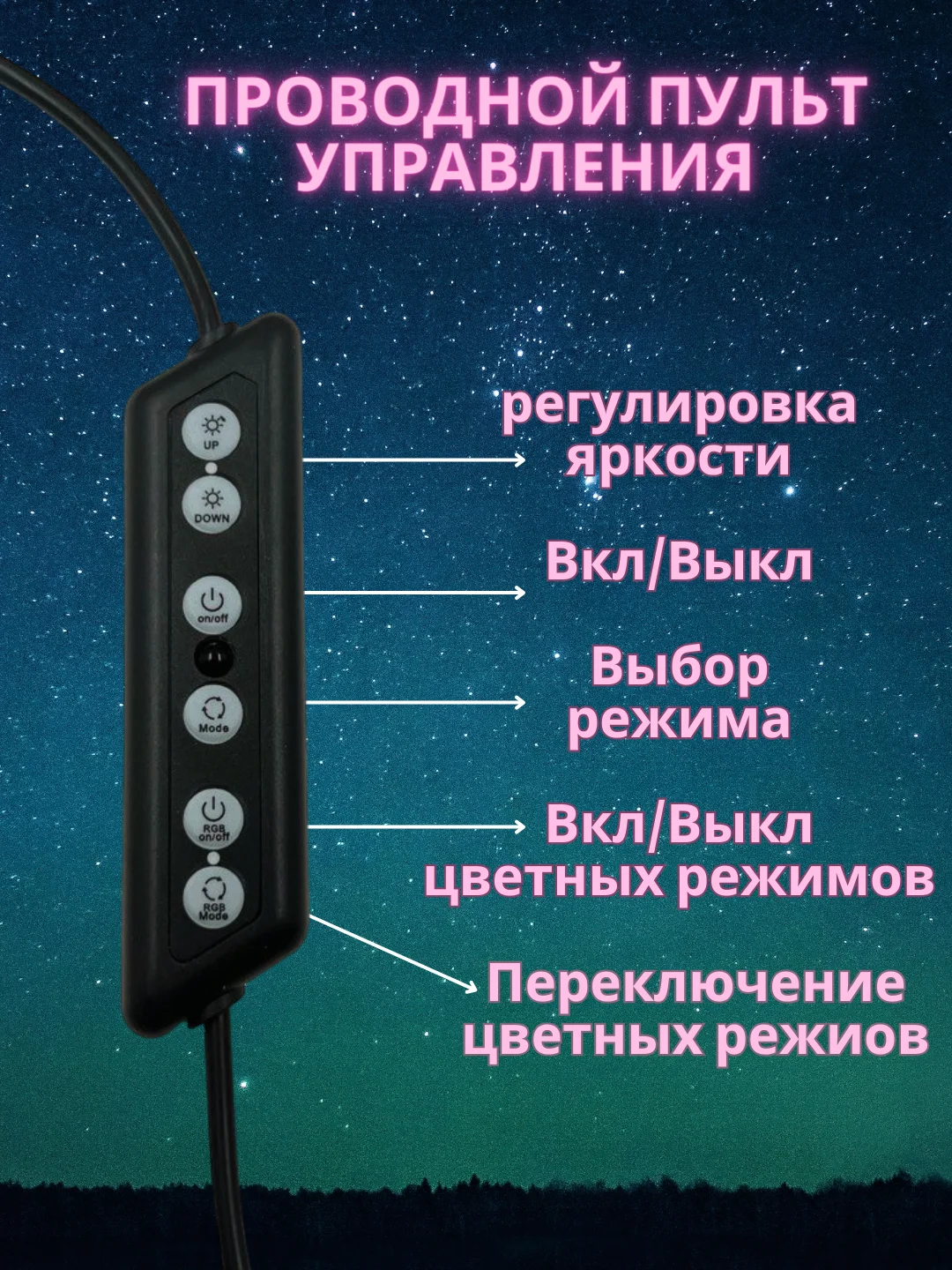 Мощная кольцевая RGB селфи-лампа 30 см, с устойчивым штативом 160 см, с пультом, на 8 марта