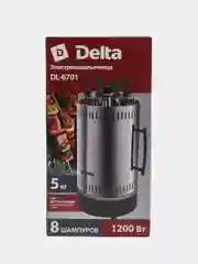 Электрошашлычница 8 шампуров, Delta DL-6701