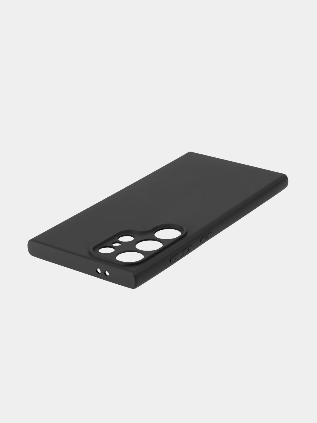 Черный чехол для Samsung Galaxy S24 Ultra S24 Plus S24 A55 A35 5G силиконовый ROSCO, защита камер