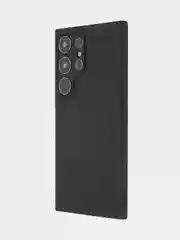 Черный чехол для Samsung Galaxy S24 Ultra S24 Plus S24 A55 A35 5G силиконовый ROSCO, защита камер