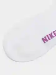 Аметистовый носки женские с логотипом nike белые короткие, Турция