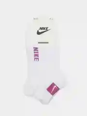 Аметистовый носки женские с логотипом nike белые короткие, Турция