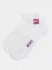 Аметистовый носки женские с логотипом nike белые короткие, Турция