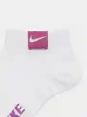 Аметистовый носки женские с логотипом nike белые короткие, Турция