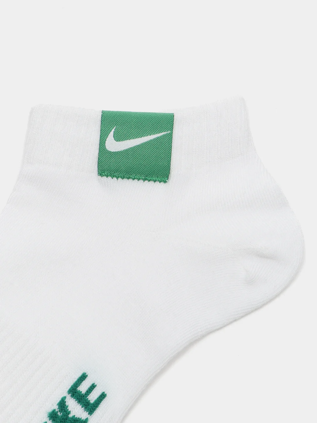 Зеленый носки женские с логотипом nike белые короткие, Турция