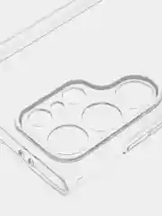 Прозрачный чехол для Samsung Galaxy S24 Ultra S24 Plus S24 A55 A35 5G силиконовый ROSCO, защита камер