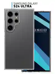 Прозрачный чехол для Samsung Galaxy S24 Ultra S24 Plus S24 A55 A35 5G силиконовый ROSCO, защита камер