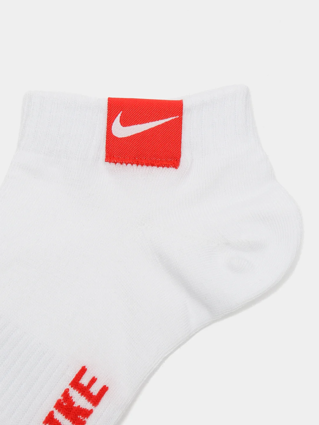 Красный носки женские с логотипом nike белые короткие, Турция