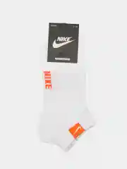 Оранжевый носки женские с логотипом nike белые короткие, Турция