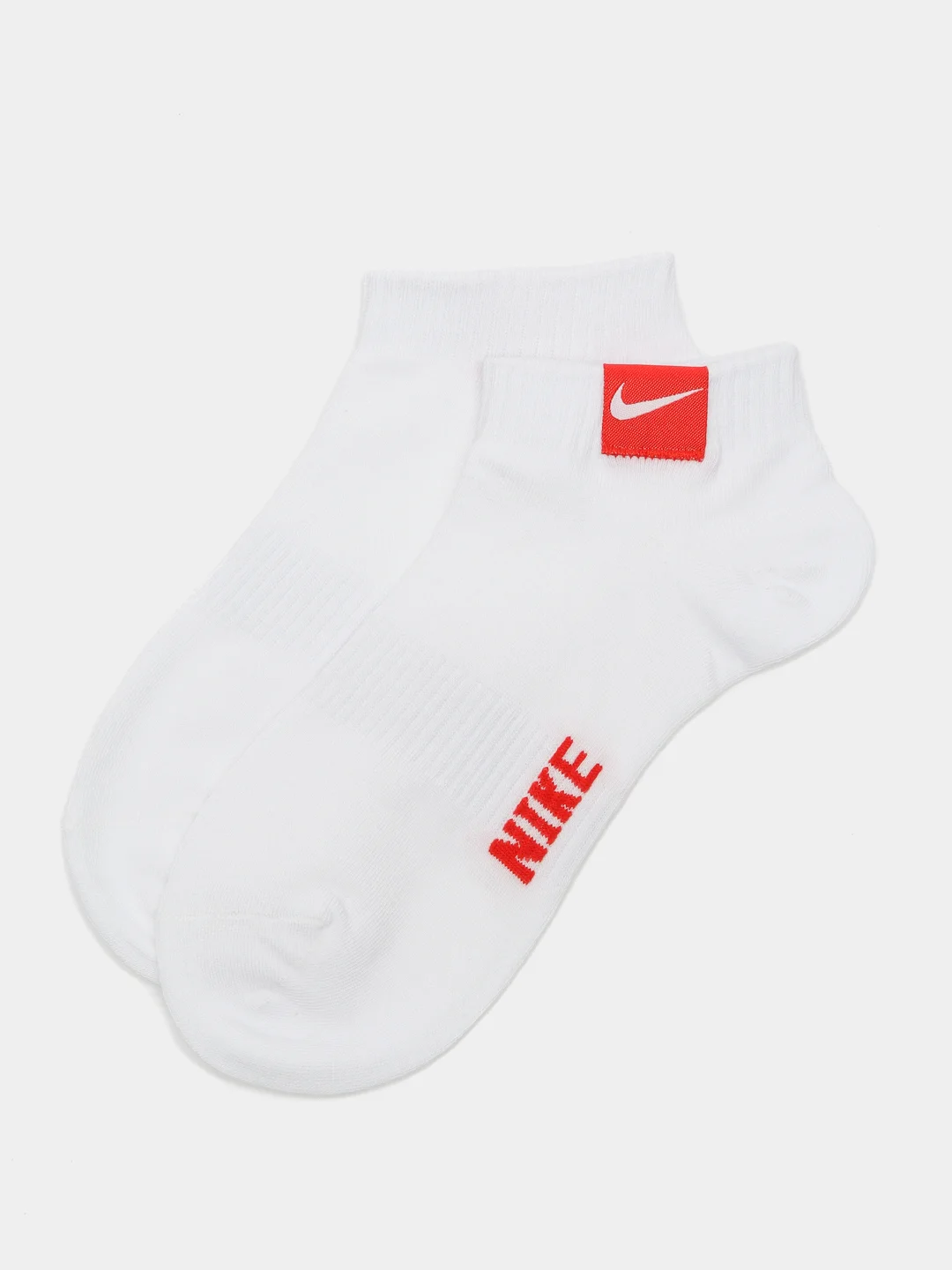 Красный носки женские с логотипом nike белые короткие, Турция