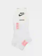 Розовый носки женские с логотипом nike белые короткие, Турция