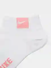 Розовый носки женские с логотипом nike белые короткие, Турция