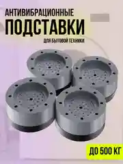 Антивибрационные подставки для стиральной машины и холодильника, противоскользящие ножки