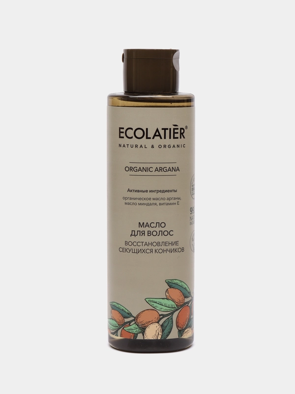 Ecolatier Масло для волос Глубокое восстановление секущихся кончиков Organic Argana 200 мл