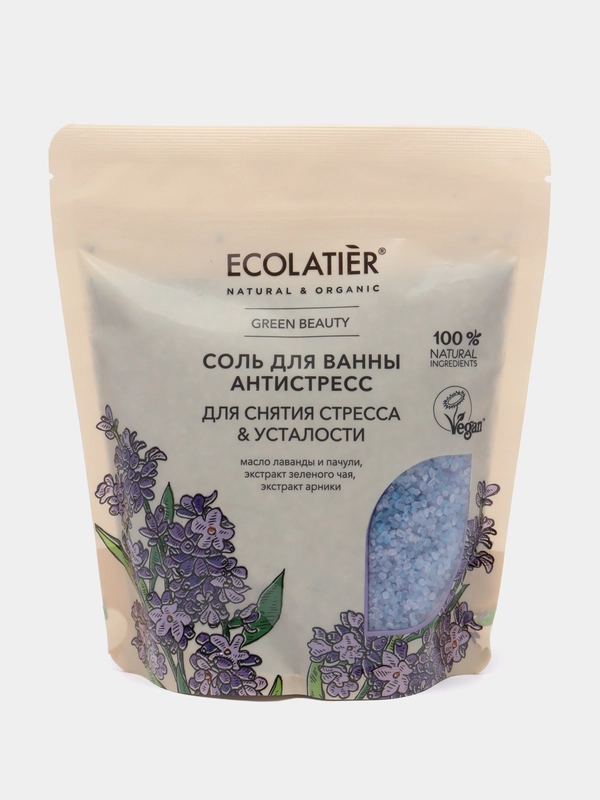 ECOLATIER Соль для ванн  Антистресс 600 г