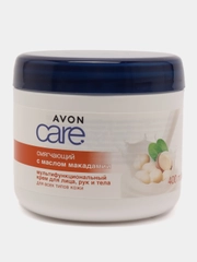 Мультифункциональный крем для лица, рук и тела Avon "смягчающий" с маслом макадамии 400 мл