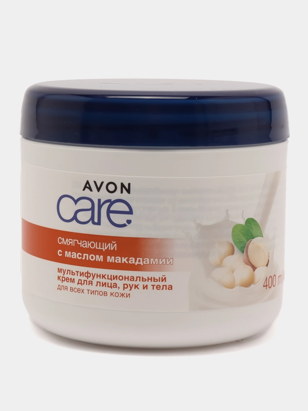 Мультифункциональный крем для лица, рук и тела Avon "смягчающий" с маслом макадамии 400 мл