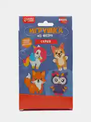 Набор для создания игрушки из фетра "Кошечка"  10 х 13 см