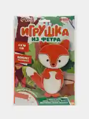 Набор для создания игрушки из фетра "Лисичка" 6 х 10 см
