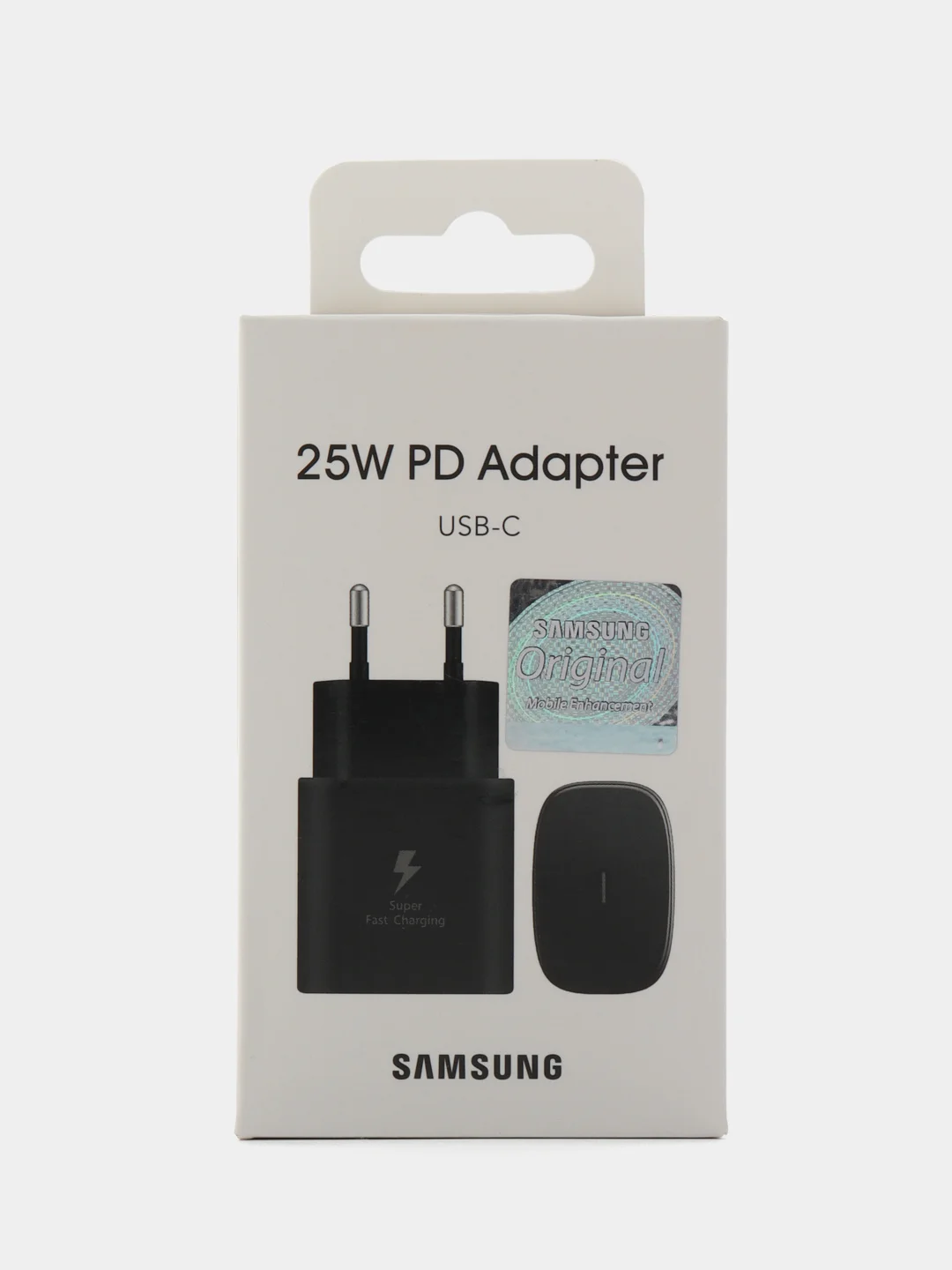 Черный сетевое зарядное устройство для Samsung TA800 Type-C,25W USB-C зарядка самсунг