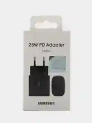 Черный сетевое зарядное устройство для Samsung TA800 Type-C,25W USB-C зарядка самсунг