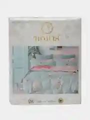 Небесно-голубой комплект постельного белья, 2 спальный