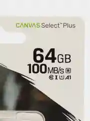 Карта памяти microSDXC UHS-I Kingston Canvas Select Plus 64 ГБ, 100 МБ/с, Class 10