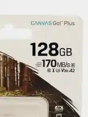 Карта памяти microSDXC UHS-I U3 Kingston Canvas Go! Plus 128 ГБ, 170 МБ/с, Class 10