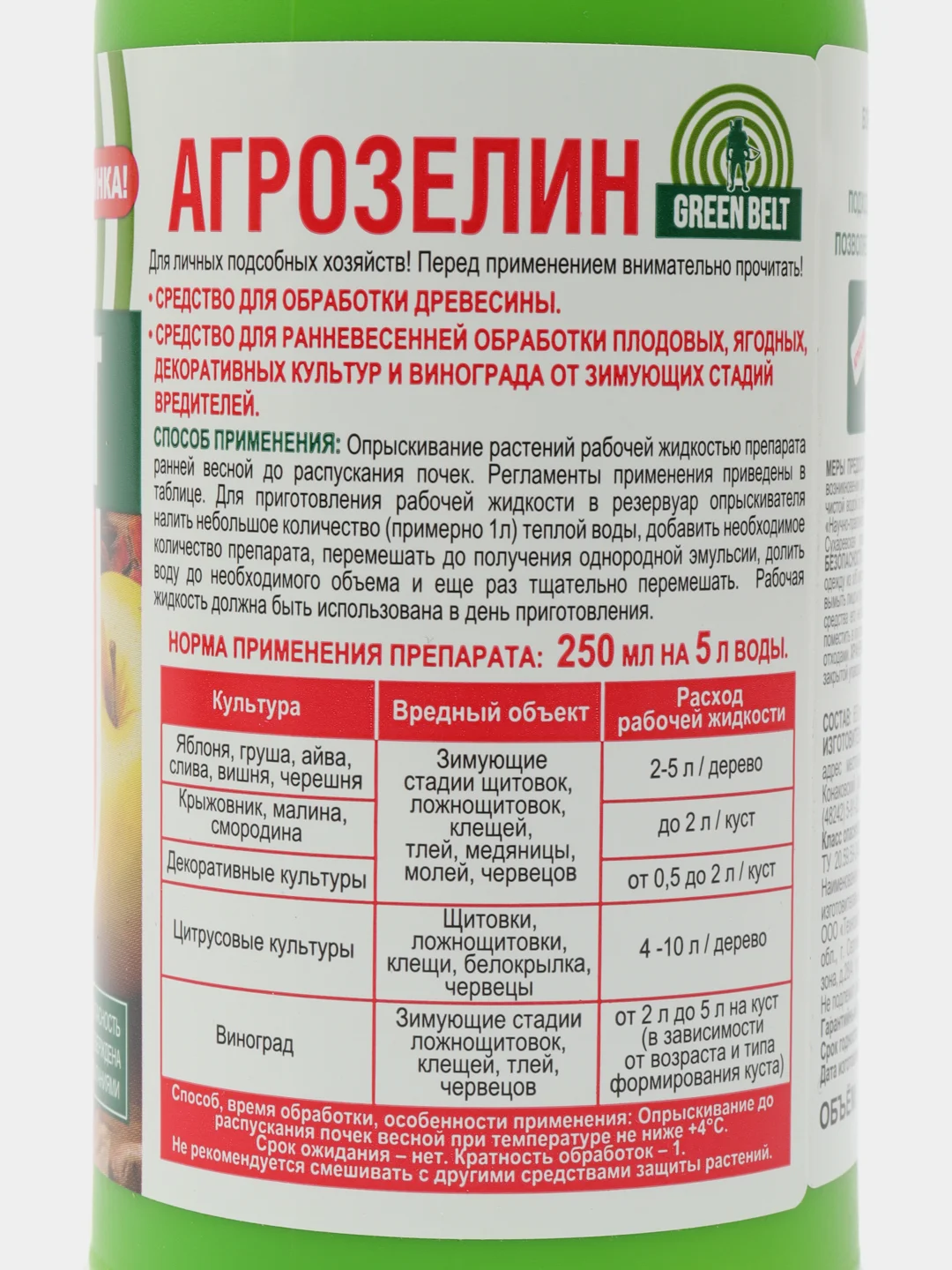 Агрозелин 250мл Техноэкспорт