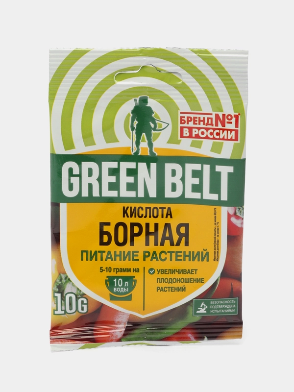 Кислота борная GREEN BELT 10г